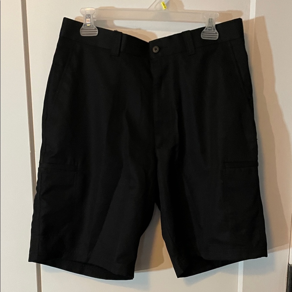 Men's Black Cargo Shorts